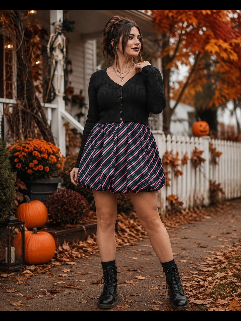 Wicked Paul Tazewell Bubble Skirt L/XL NWT Halloween Autumn Whimsigoth Alt